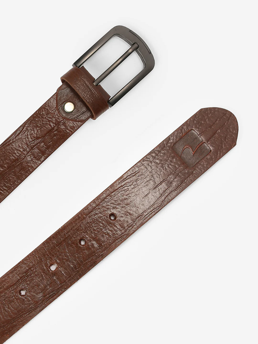 Tan Solid Mens Belt - Image 4