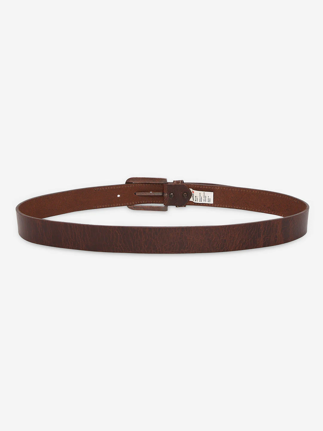 Men Brown Genuine Leather Belt - Image 3
