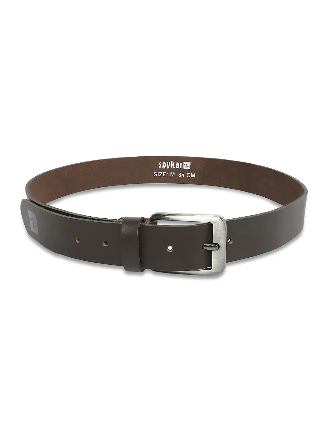 Men Brown Leather Belt