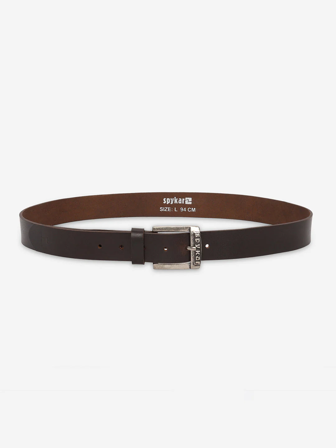 Men Brown Genuine Leather Belt - Image 2
