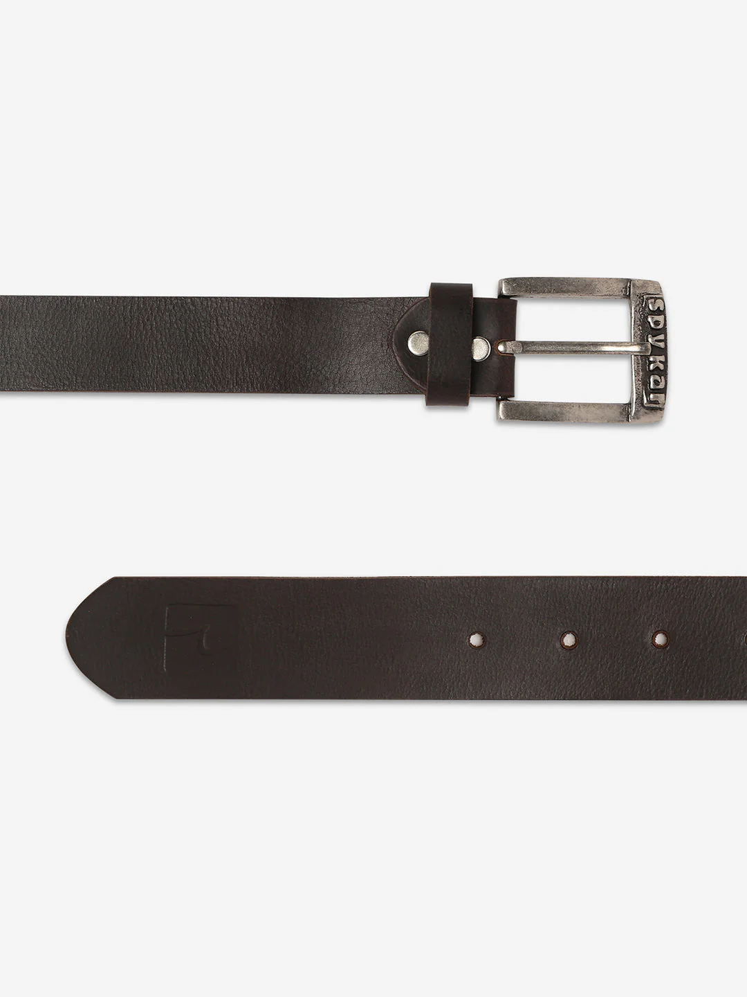 Men Brown Genuine Leather Belt - Image 4