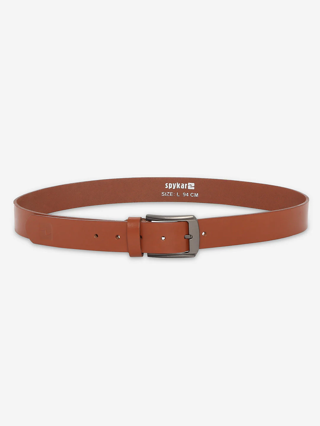 Men Tan Genuine Leather Belt - Image 2