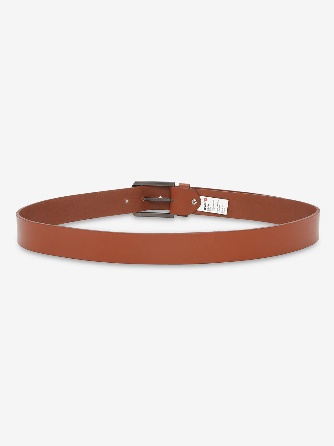 Men Tan Genuine Leather Belt - Image 3