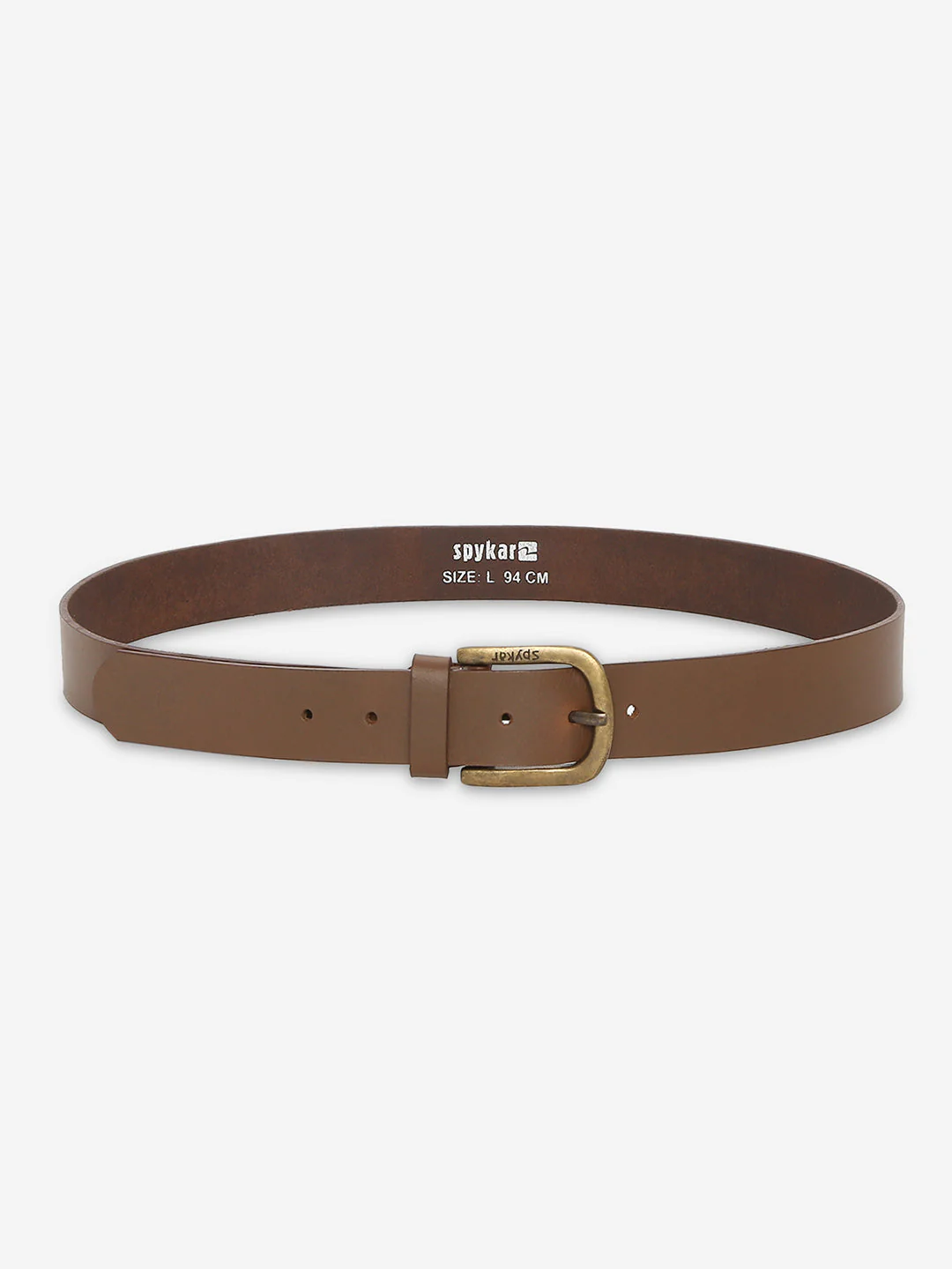 Men Brown Genuine Leather Belt - Image 2