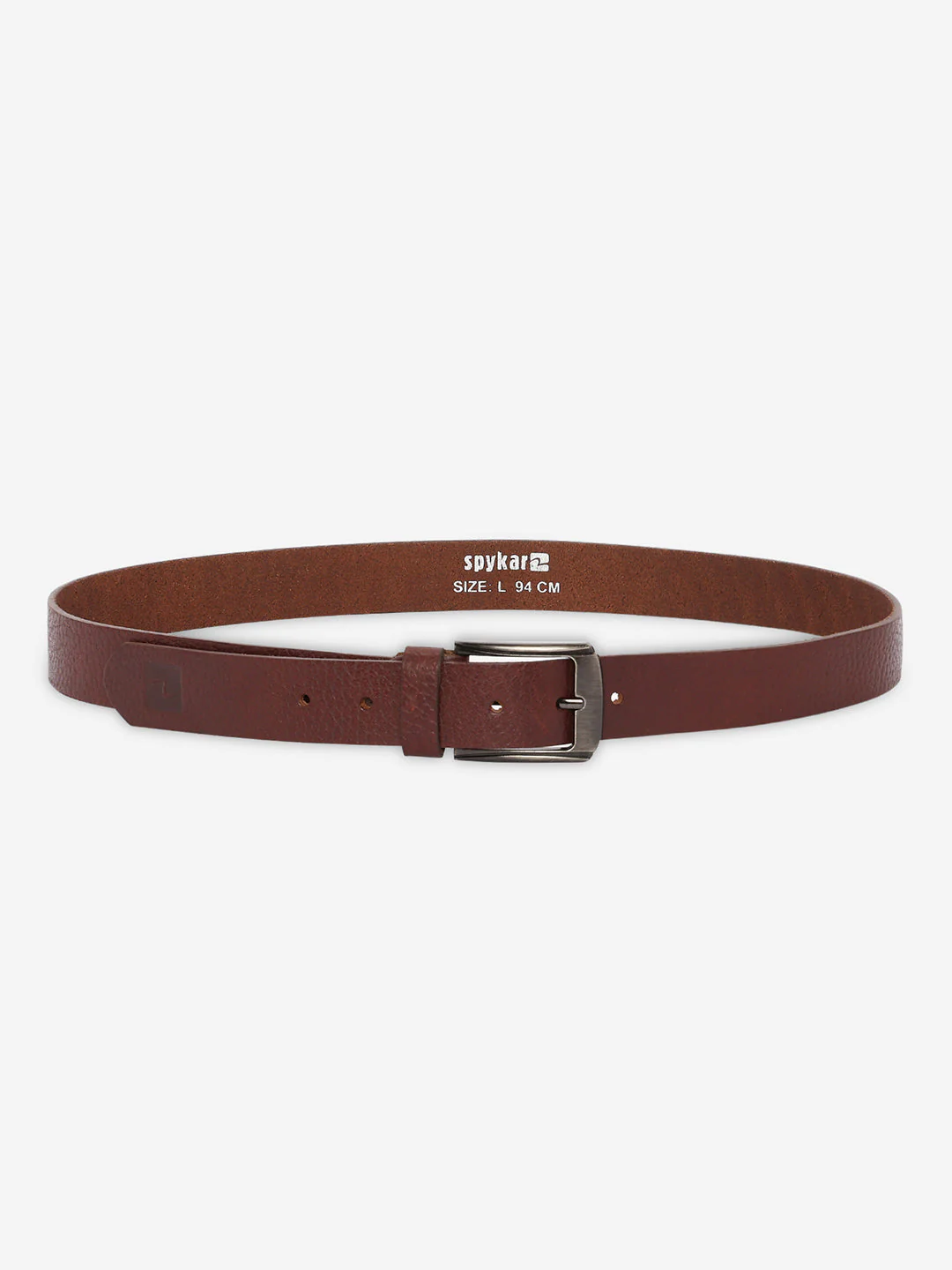 Men Brown Genuine Leather Belt - Image 2