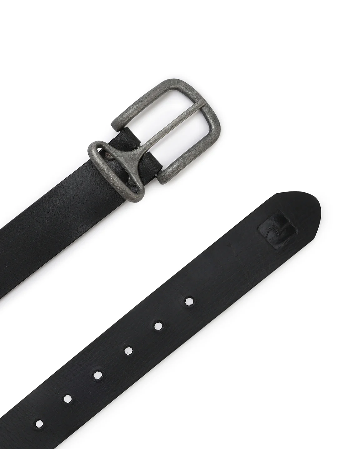 Black Leather Belt - Image 4