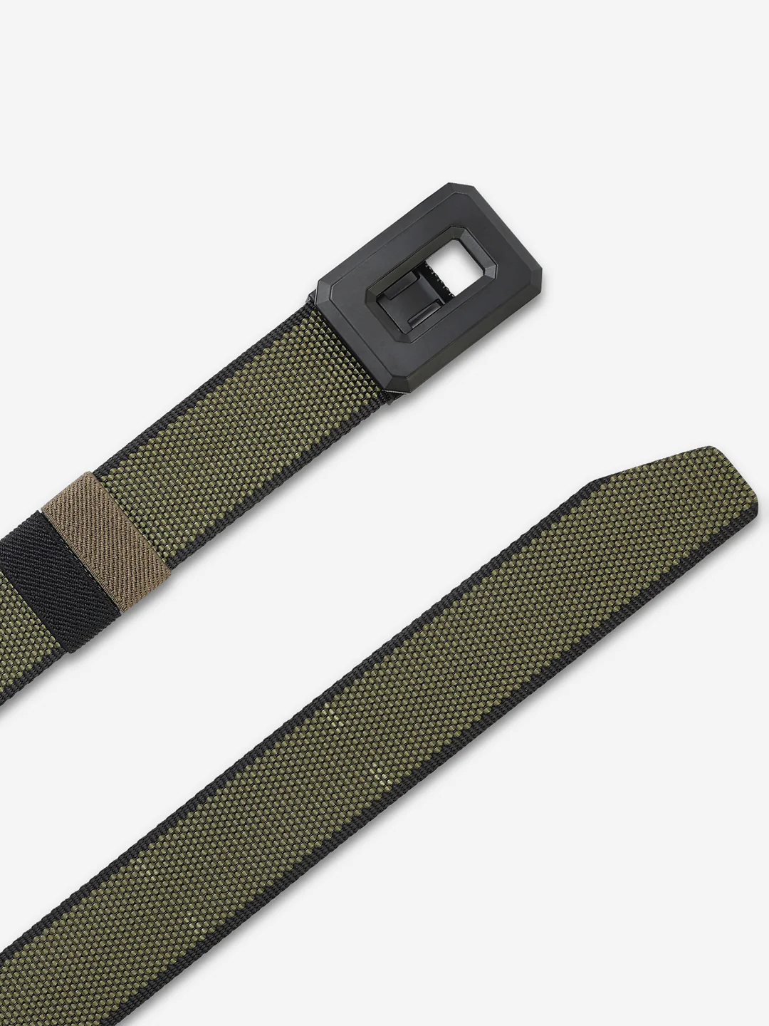 Olive/Black Leather Belt - Image 4