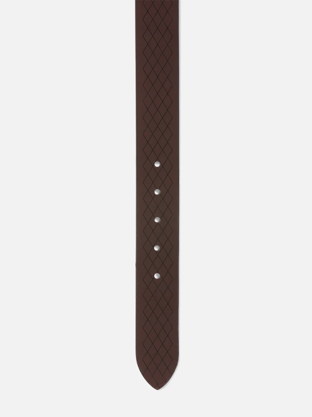 Men Brown Leather Belt - Image 5