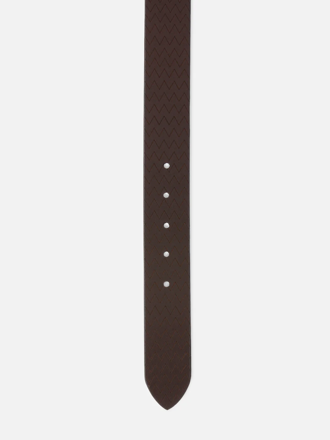 Men Brown Leather Belt - Image 5