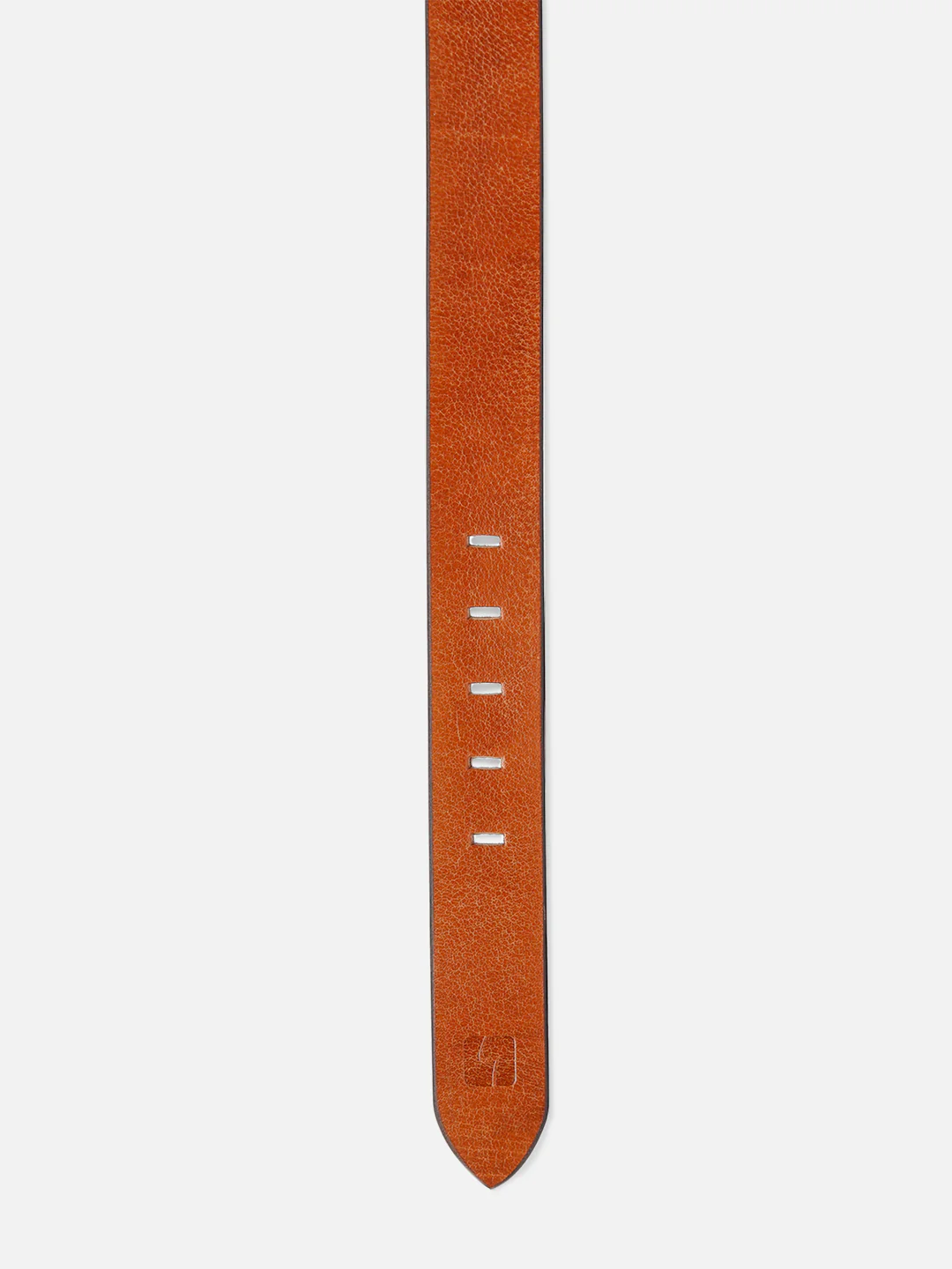 Men Tan Leather Belt - Image 5