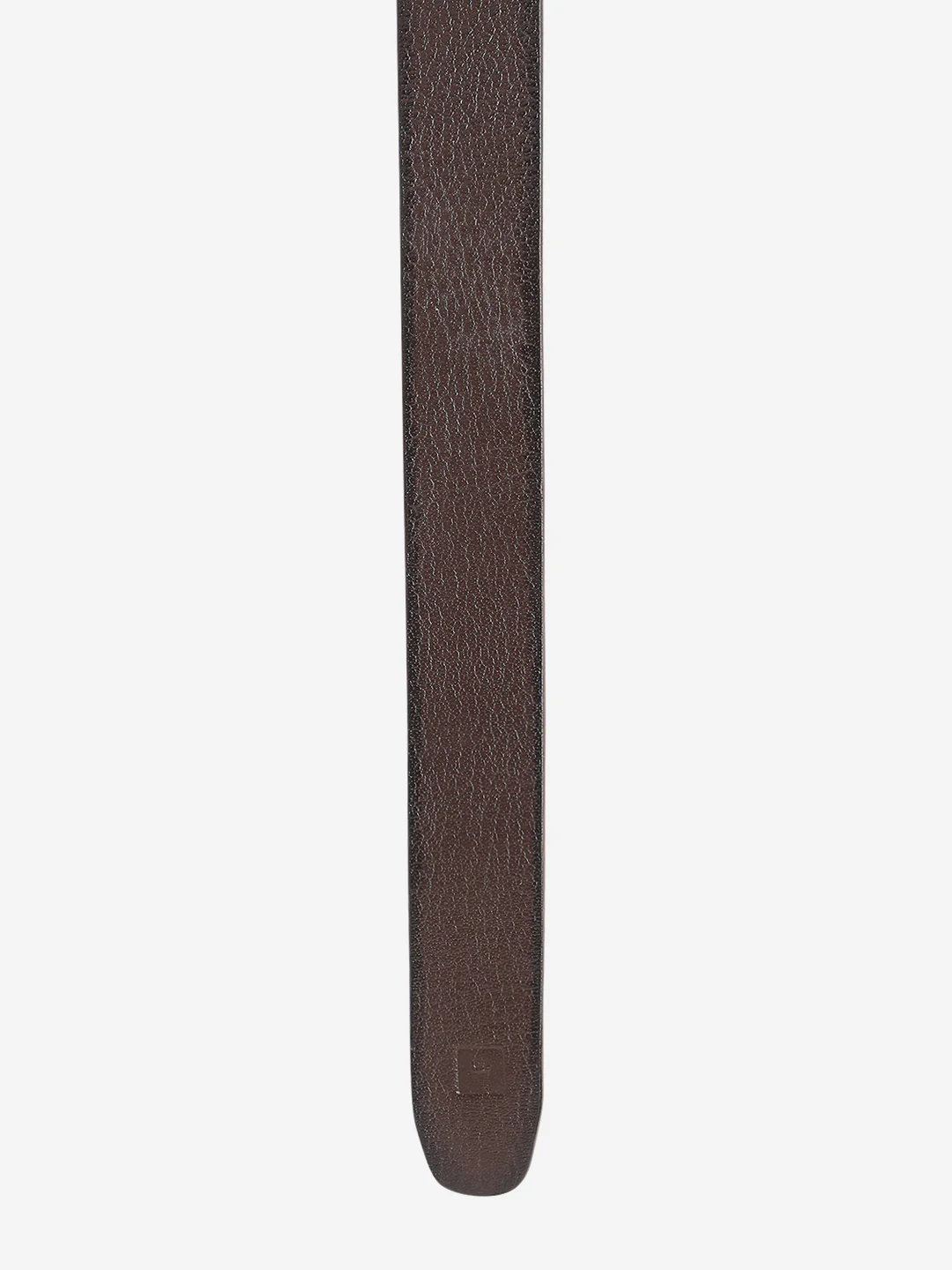 Men Brown Leather Belt - Image 5