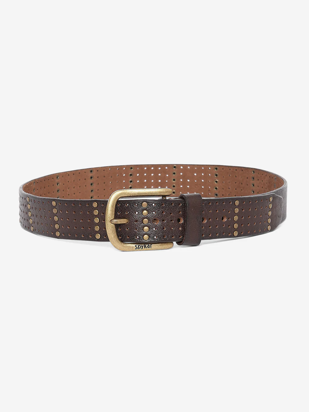 Men Brown Leather Belt