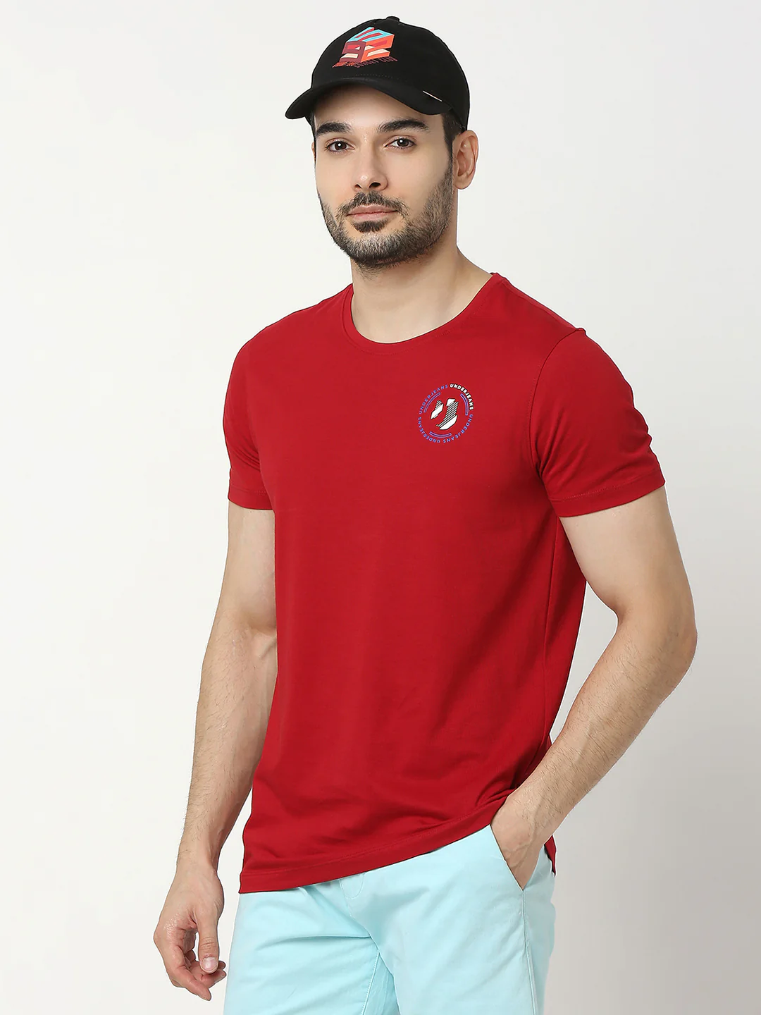 Men Black Solid Cap - Image 8