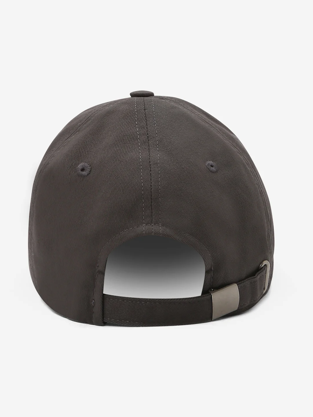 Men Grey Solid Cap - Image 4