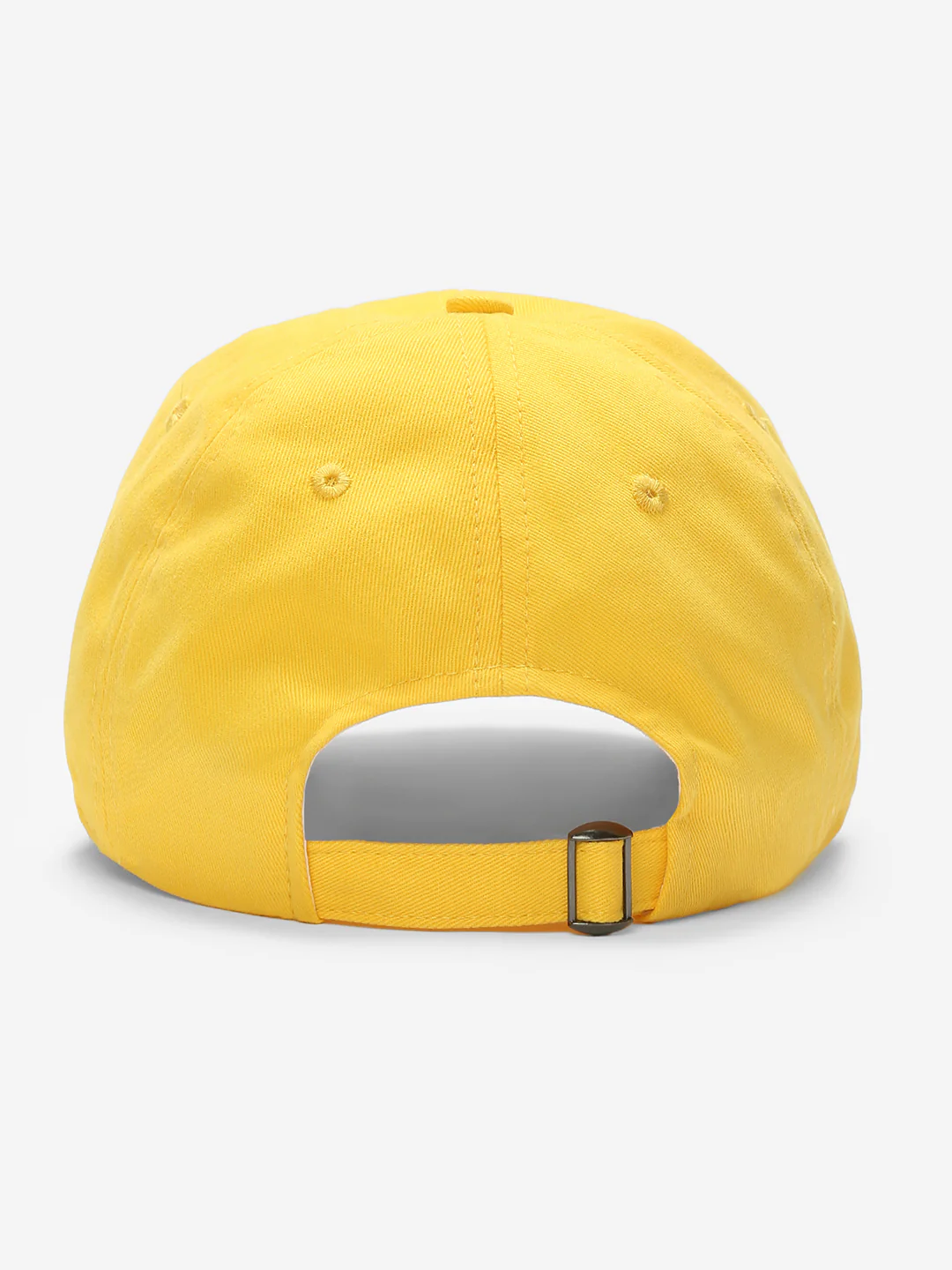Men Yellow Solid Cap - Image 4