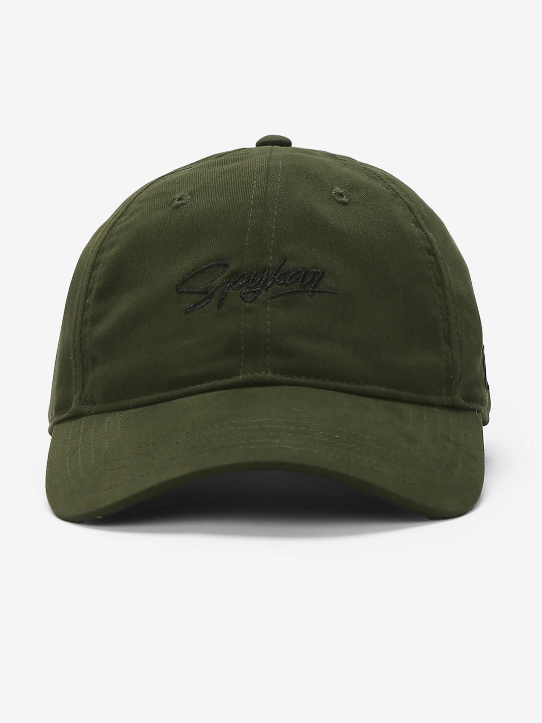 Men Olive Solid Cap