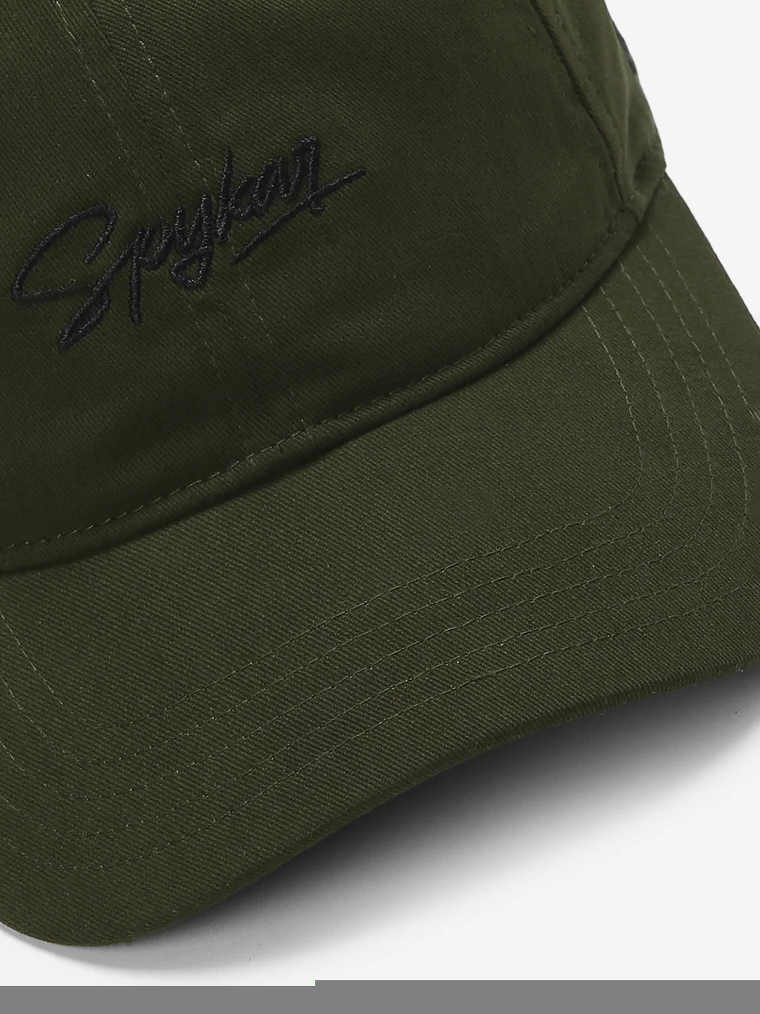 Men Olive Solid Cap - Image 5