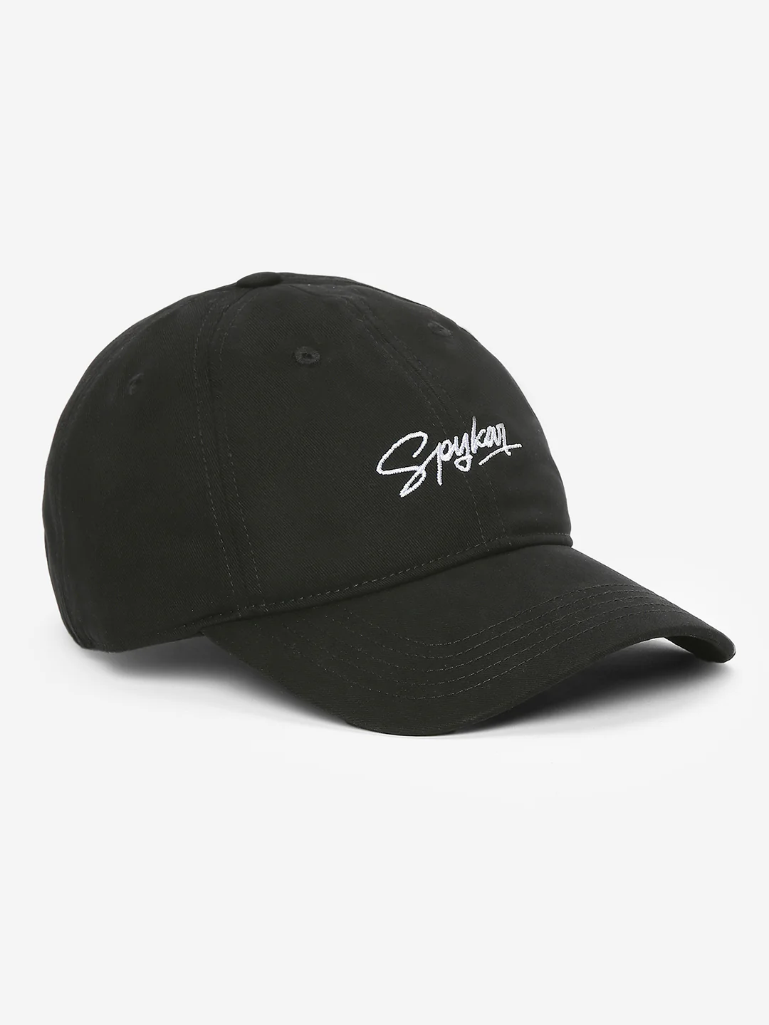 Men Black Solid Cap - Image 3