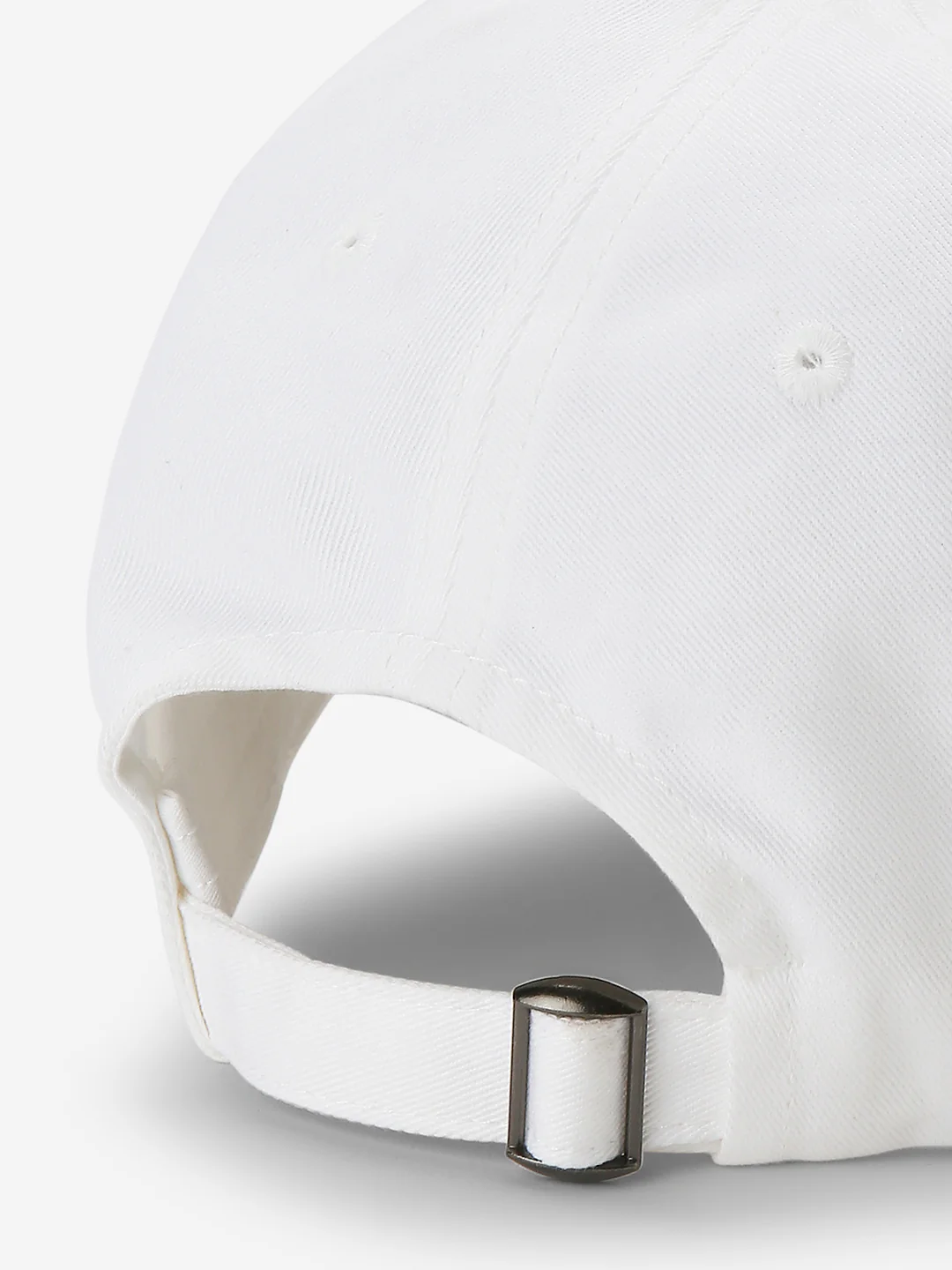 Men White Beige Solid Cap - Image 6
