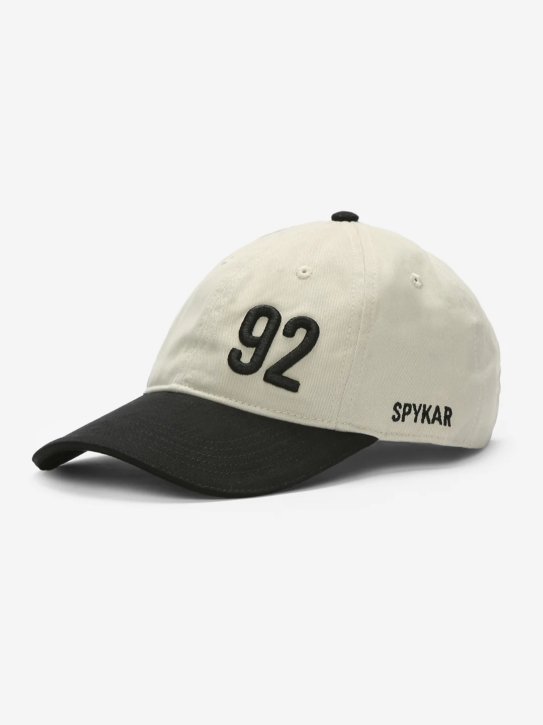Men Beige Black Solid Cap - Image 2