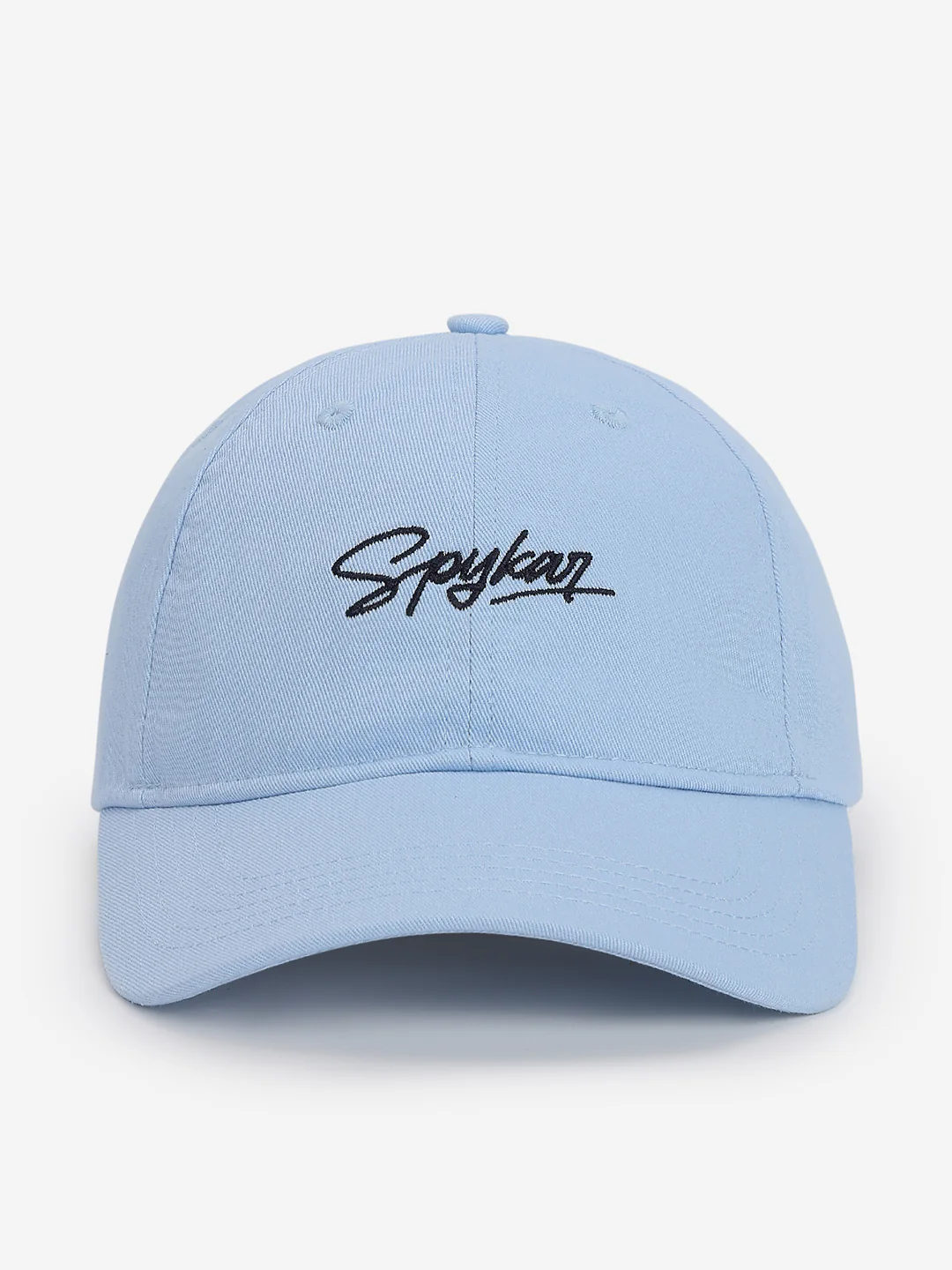 Men Sky Blue Cotton Cap