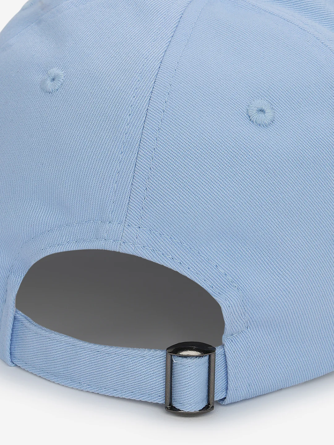 Men Sky Blue Cotton Cap - Image 8