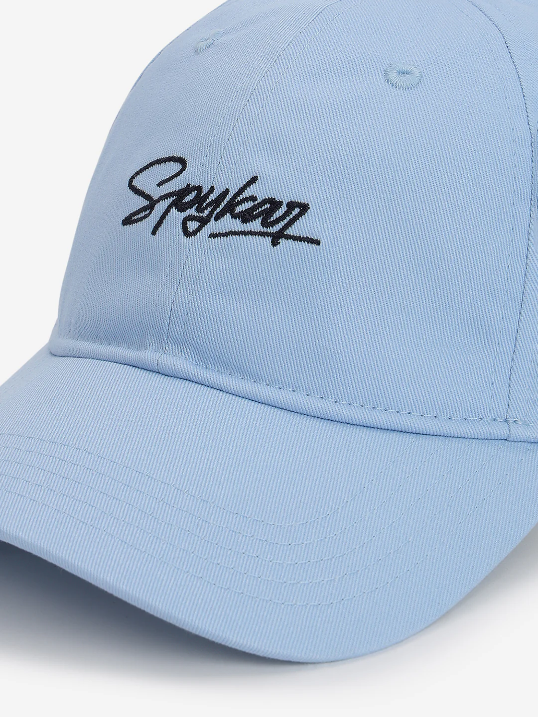 Men Sky Blue Cotton Cap - Image 9