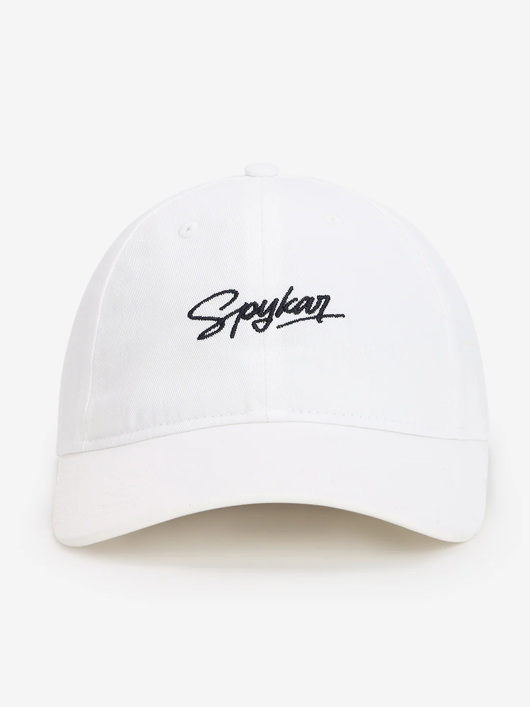 Men White Cotton Cap