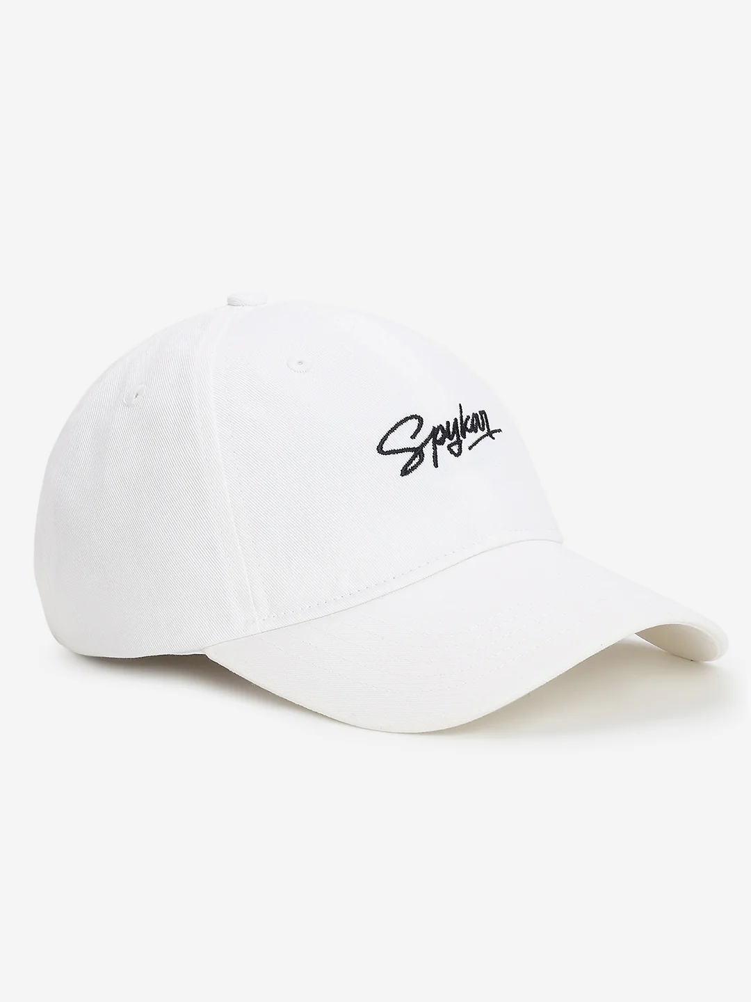 Men White Cotton Cap - Image 3
