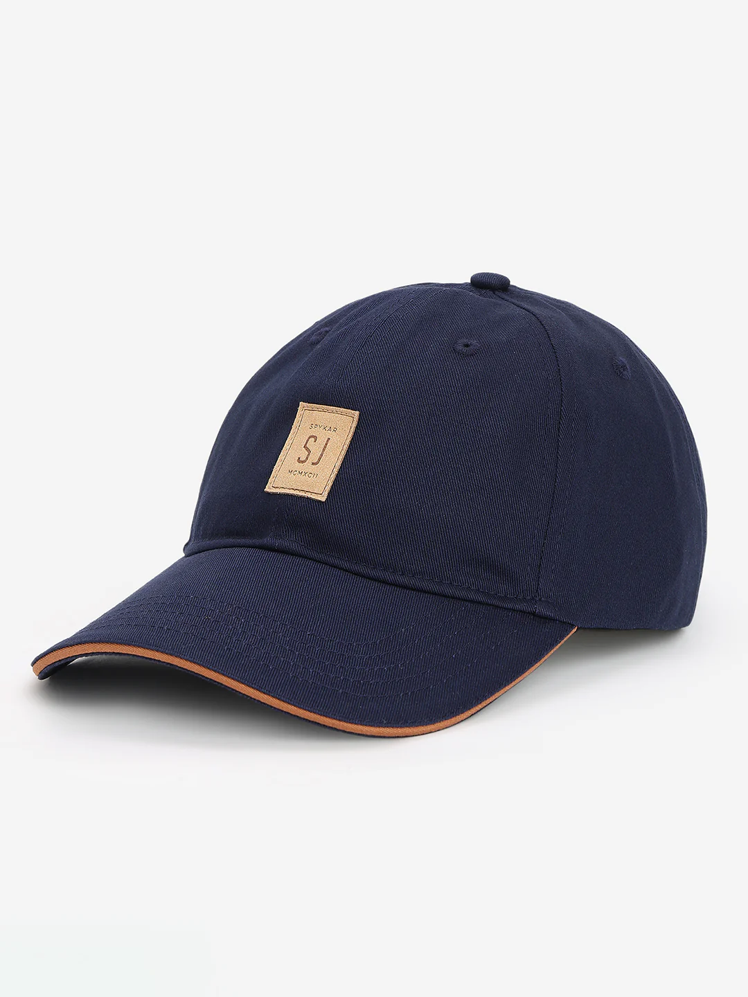 Men Ink Blue Cotton Cap - Image 2