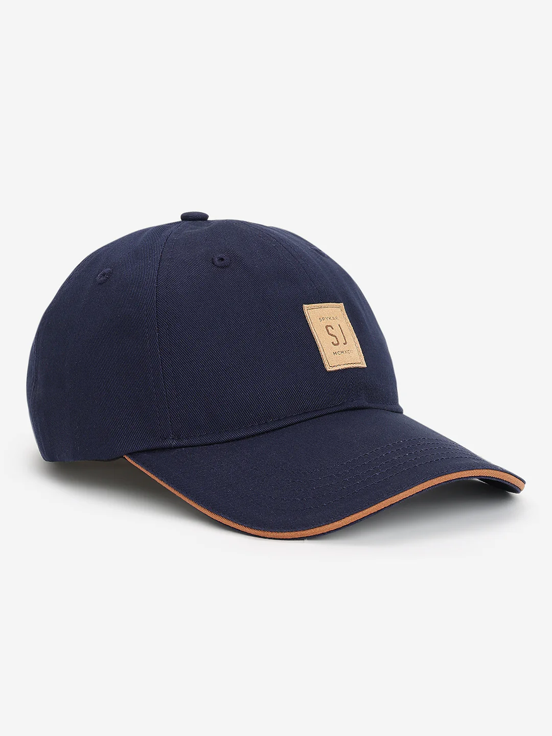 Men Ink Blue Cotton Cap - Image 3