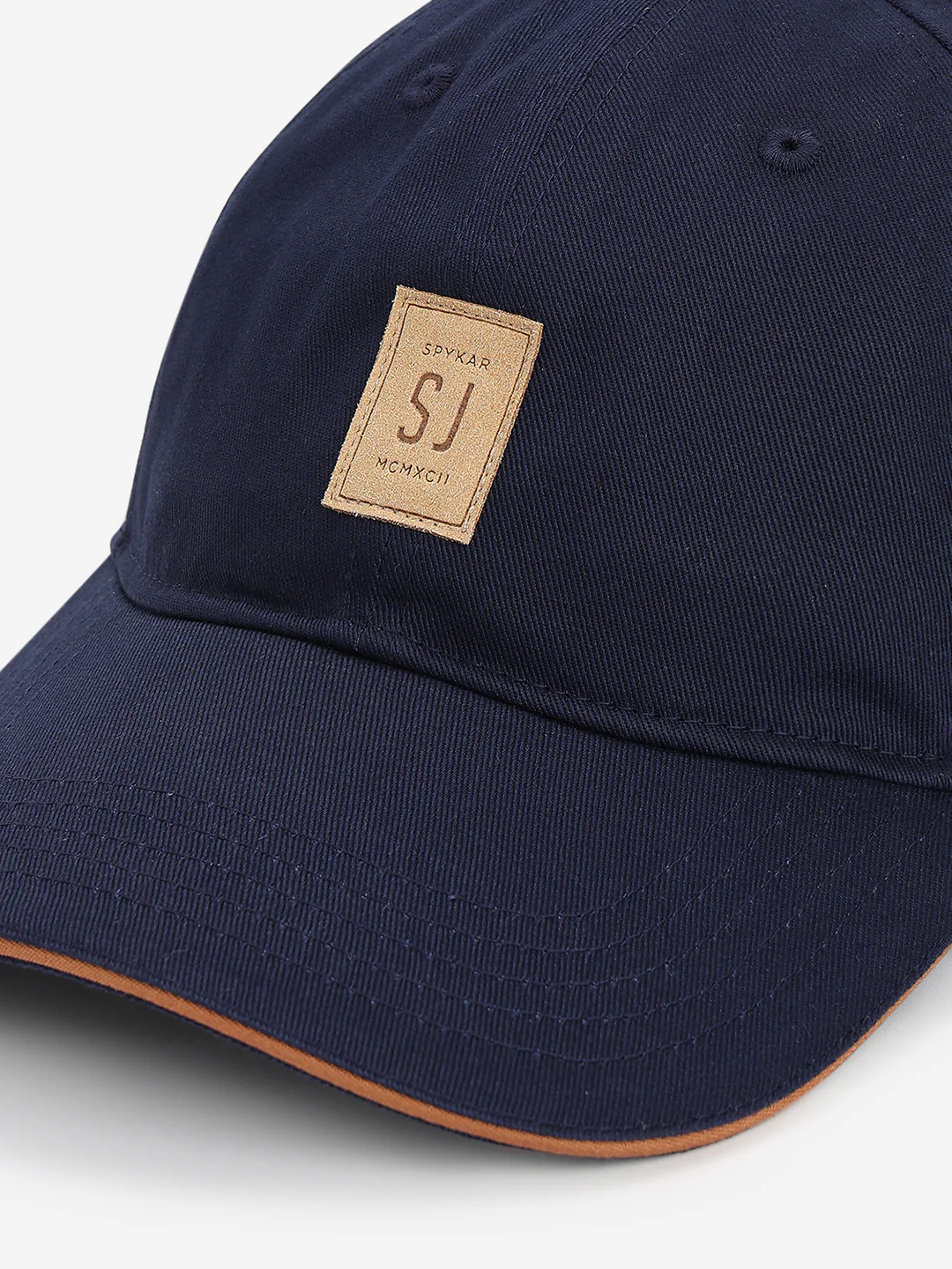 Men Ink Blue Cotton Cap - Image 8