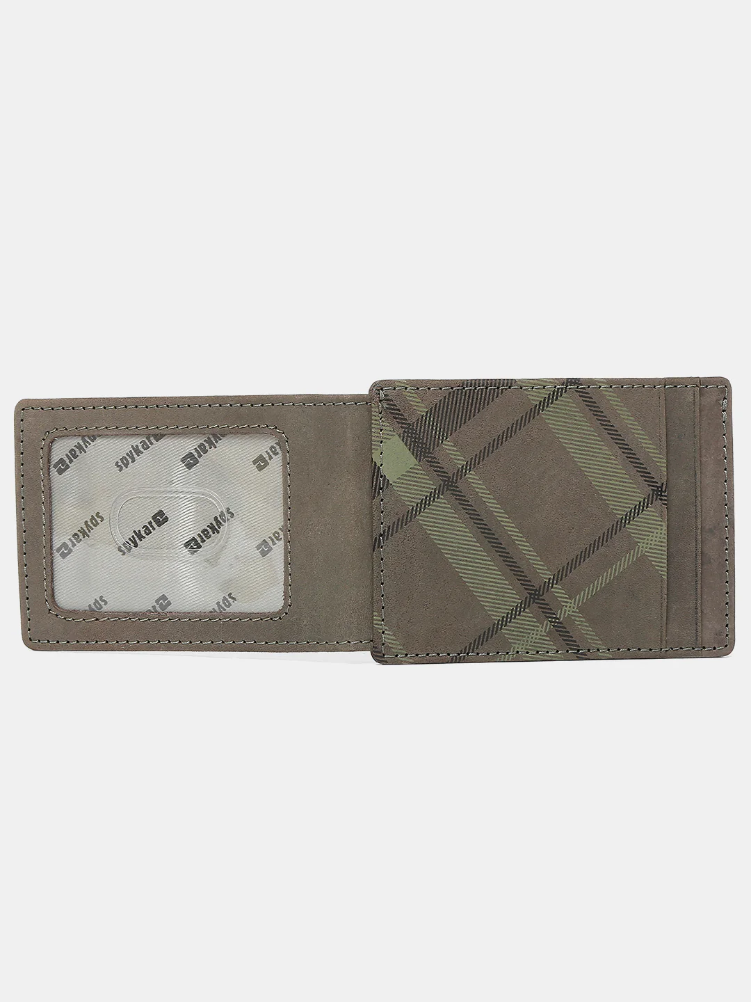 Men Olive Leather Money Clips - Image 3