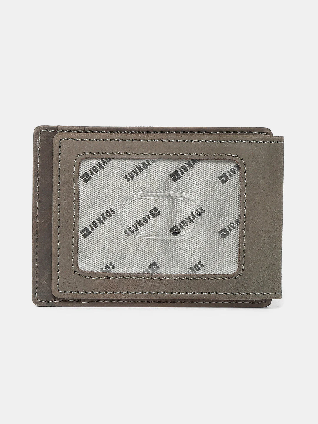 Men Olive Leather Money Clips - Image 8