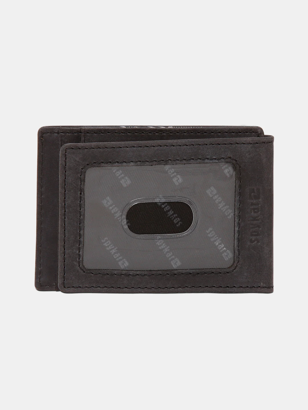 Men Black Leather Money Clips