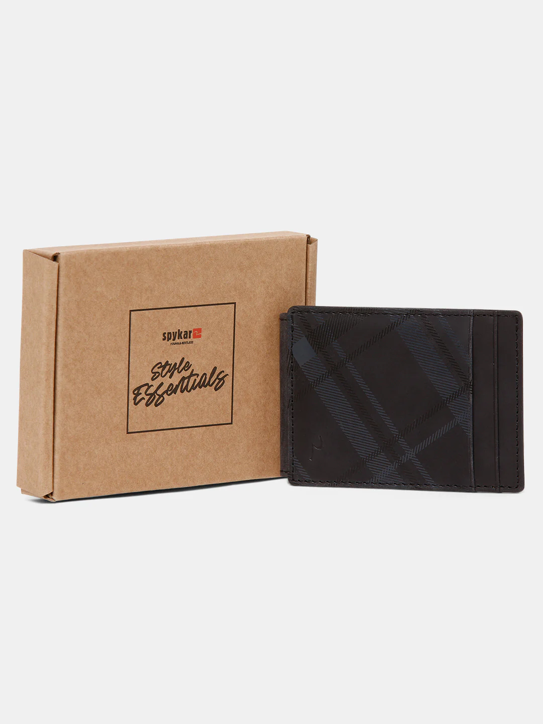Men Black Leather Money Clips - Image 2