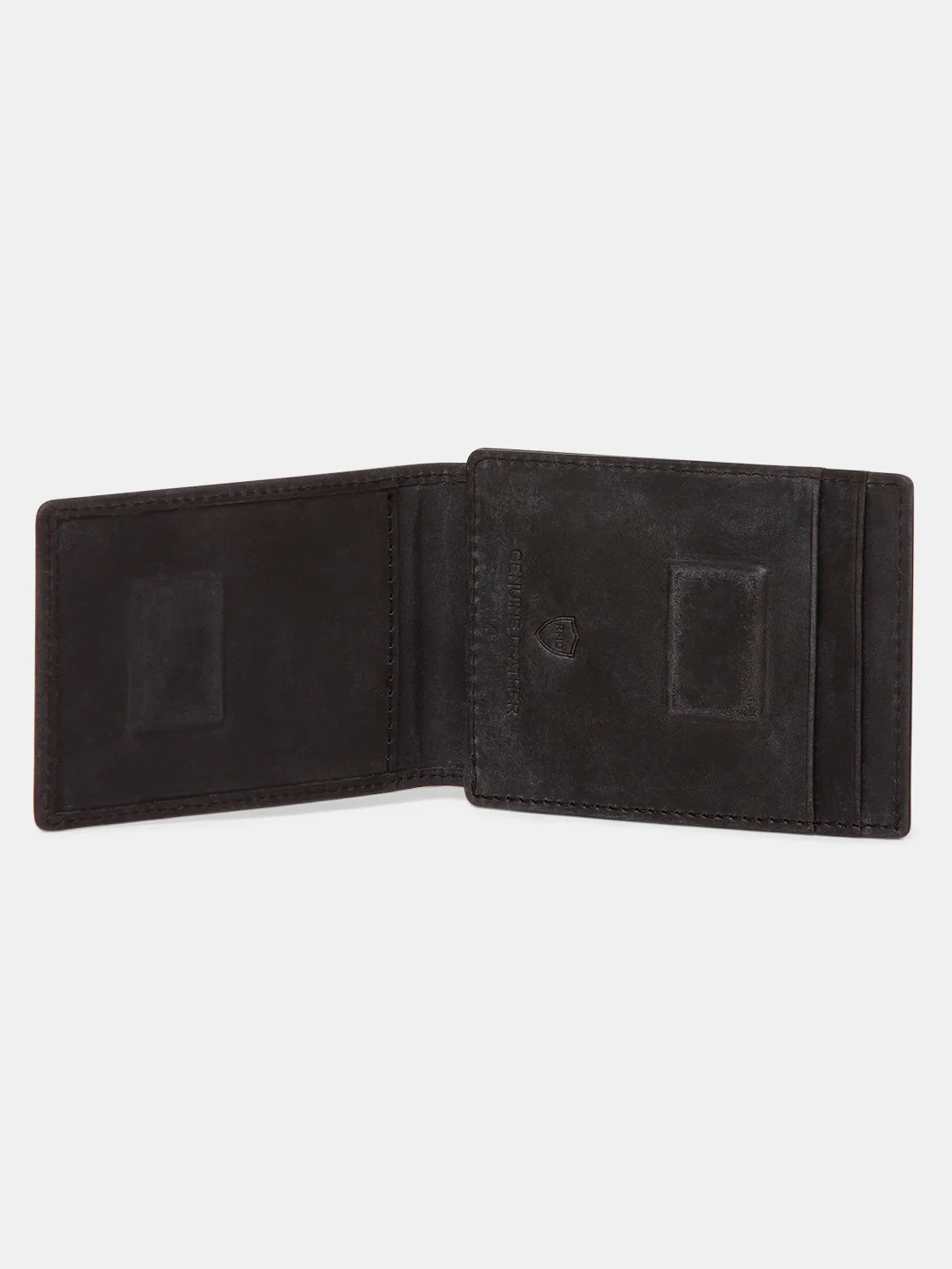 Men Black Leather Money Clips - Image 4