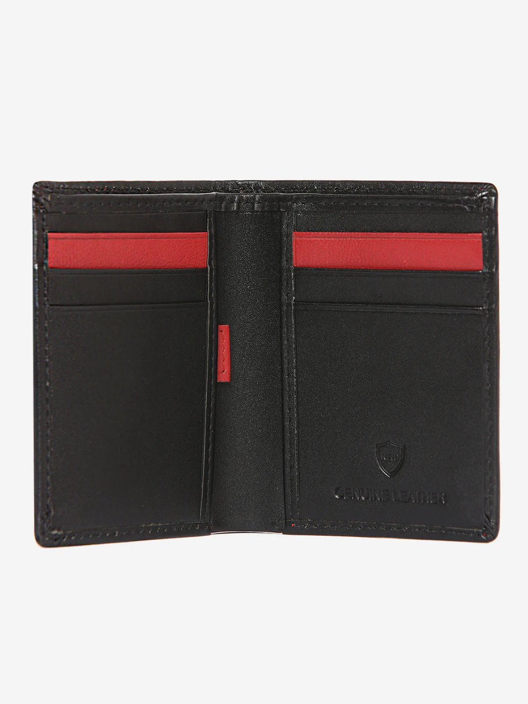 Men Black Leather Money Clip - Image 3