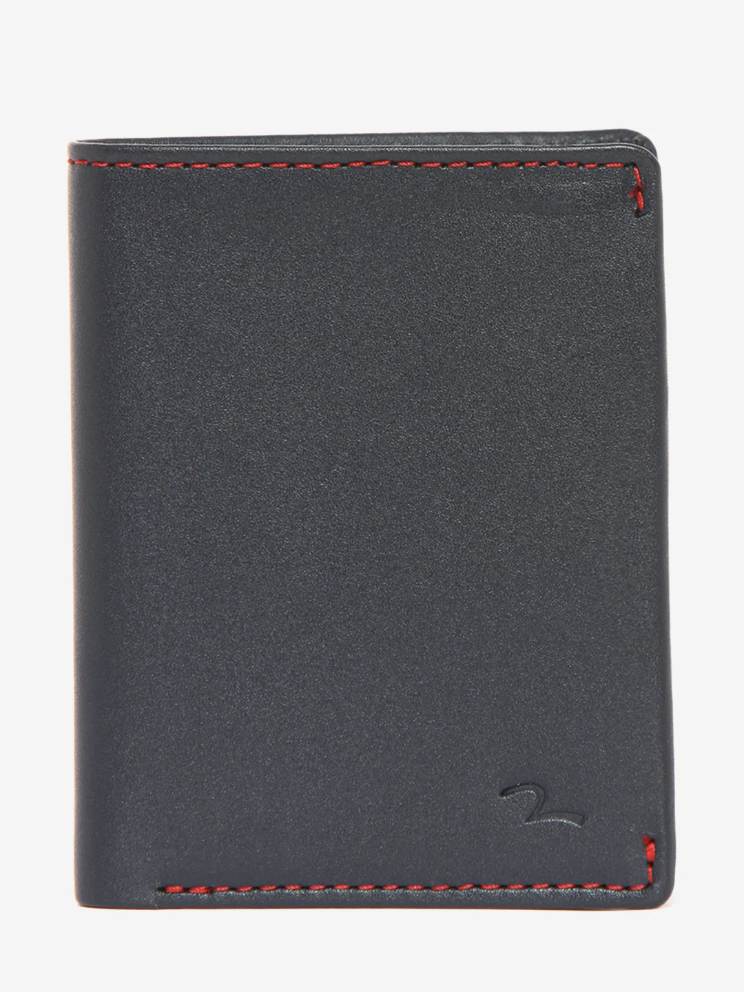 Men Blue Leather Money Clip