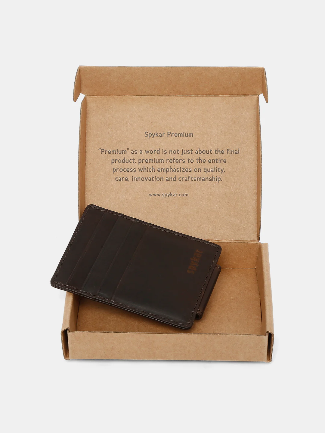 Men Brown Leather Money Clips - Image 5