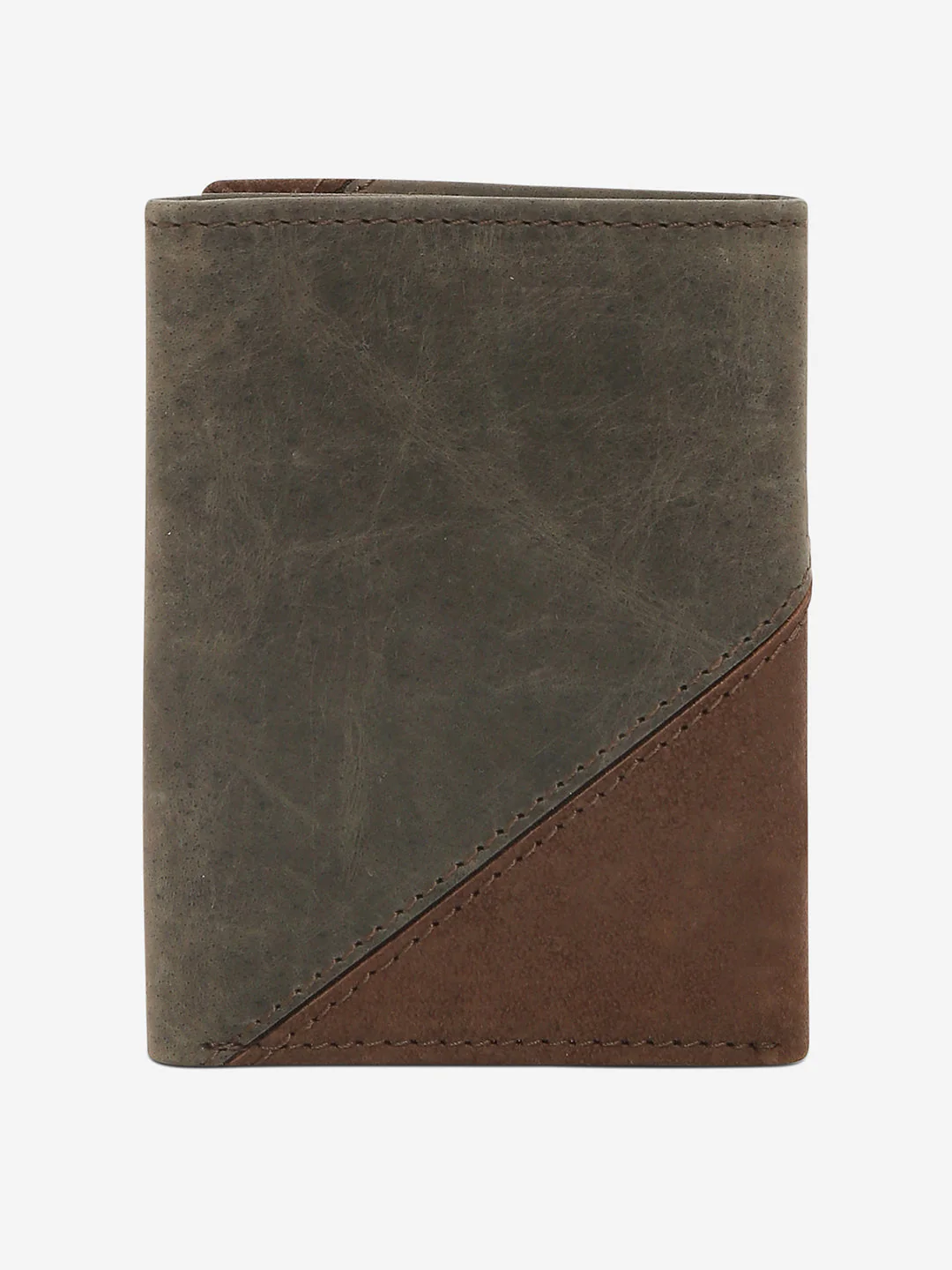 Men Olive Leather Wallet - Image 2