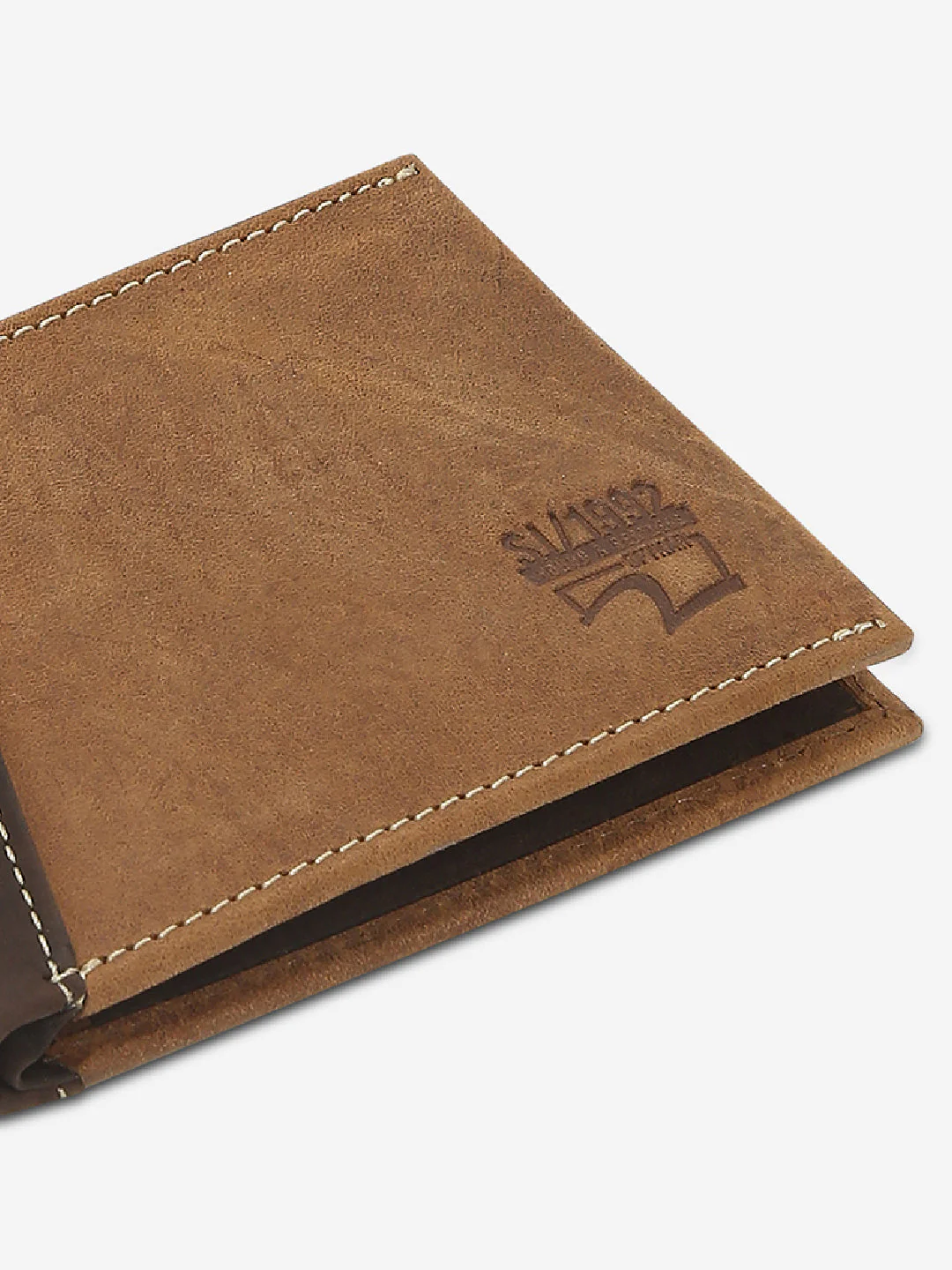 Men Tan Leather Wallet - Image 5