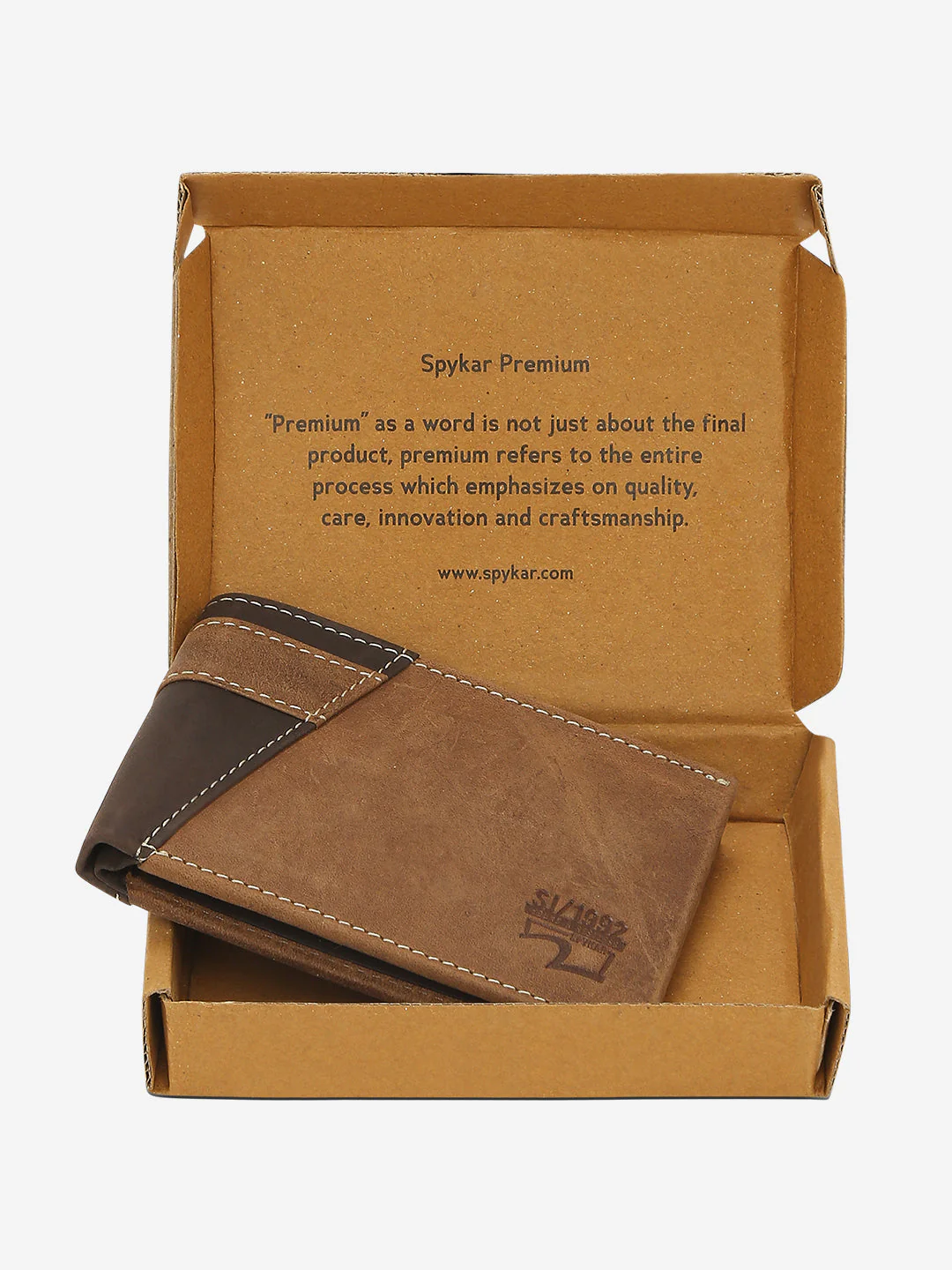 Men Tan Leather Wallet - Image 6