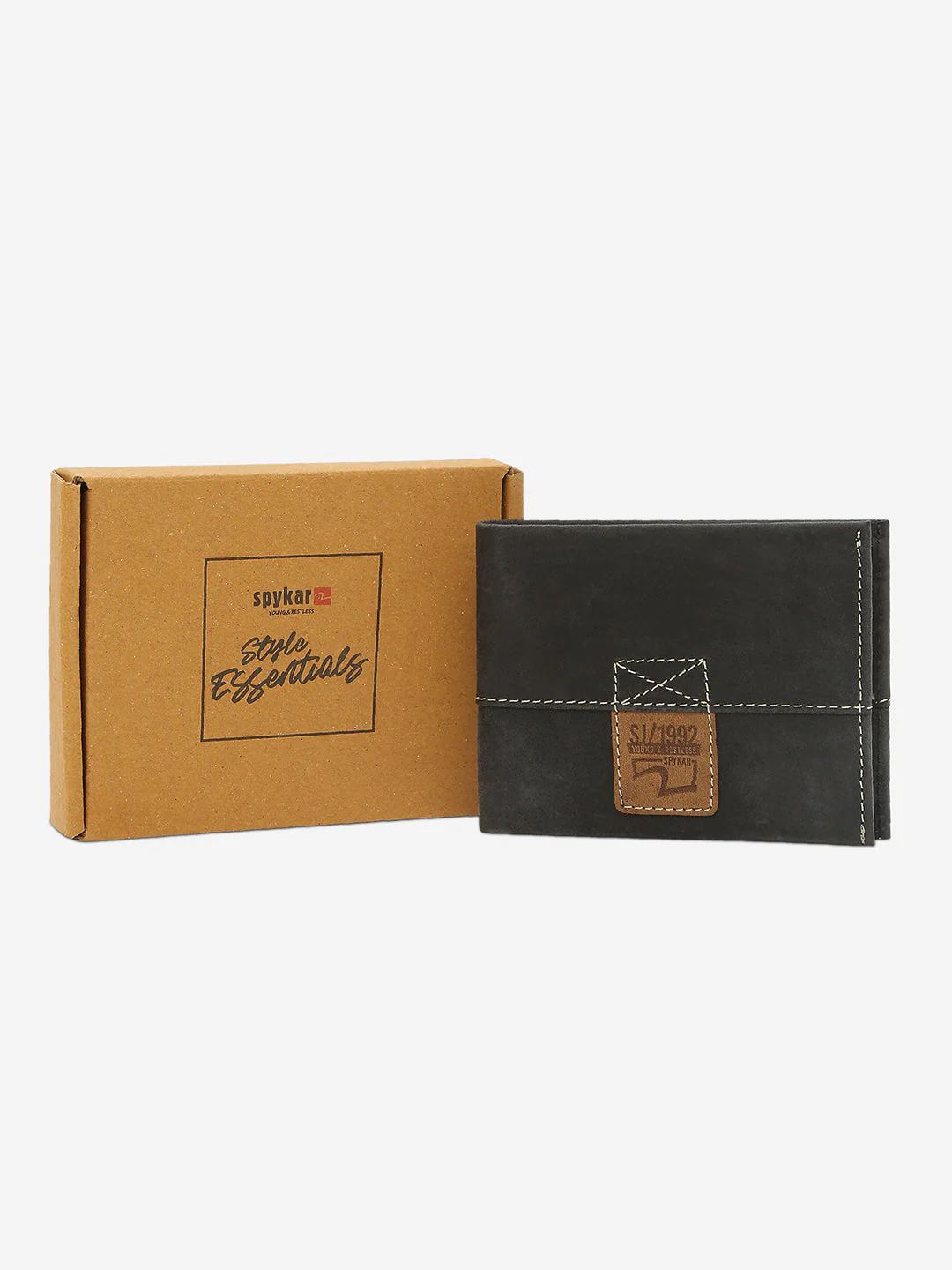 Men Black Leather Wallet - Image 7