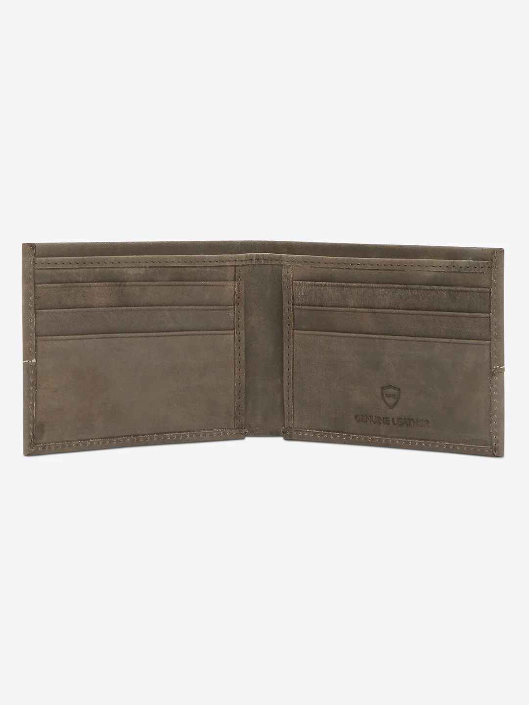 Men Olive Leather Wallet - Image 3
