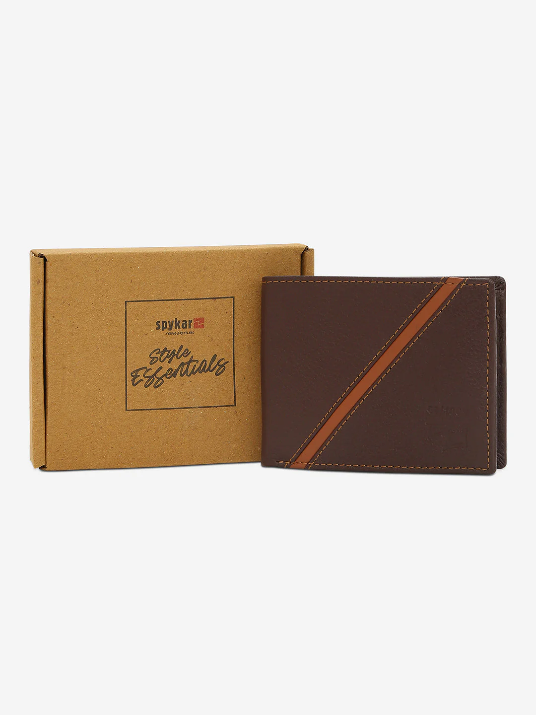 Men Brown Leather Wallet - Image 6
