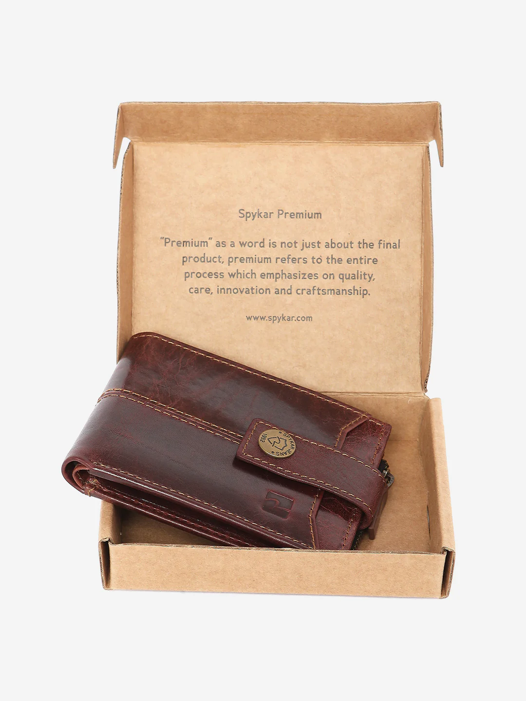 Men Wine Leather Wallet - Image 7