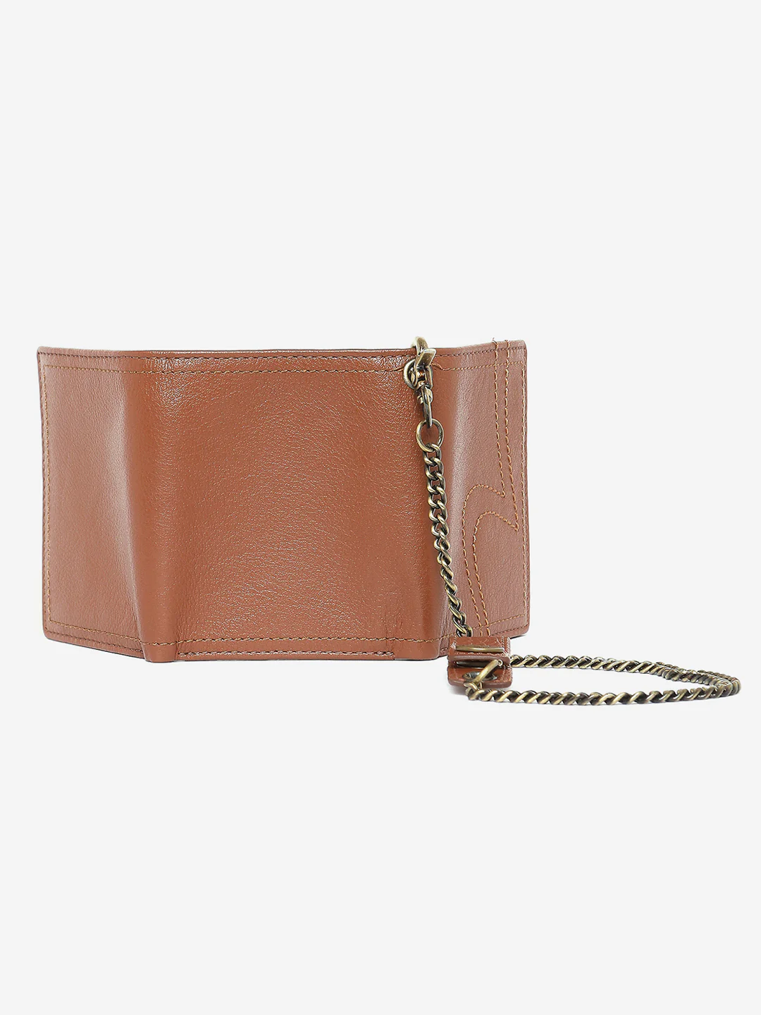 Men Light Brown Leather Wallet - Image 3