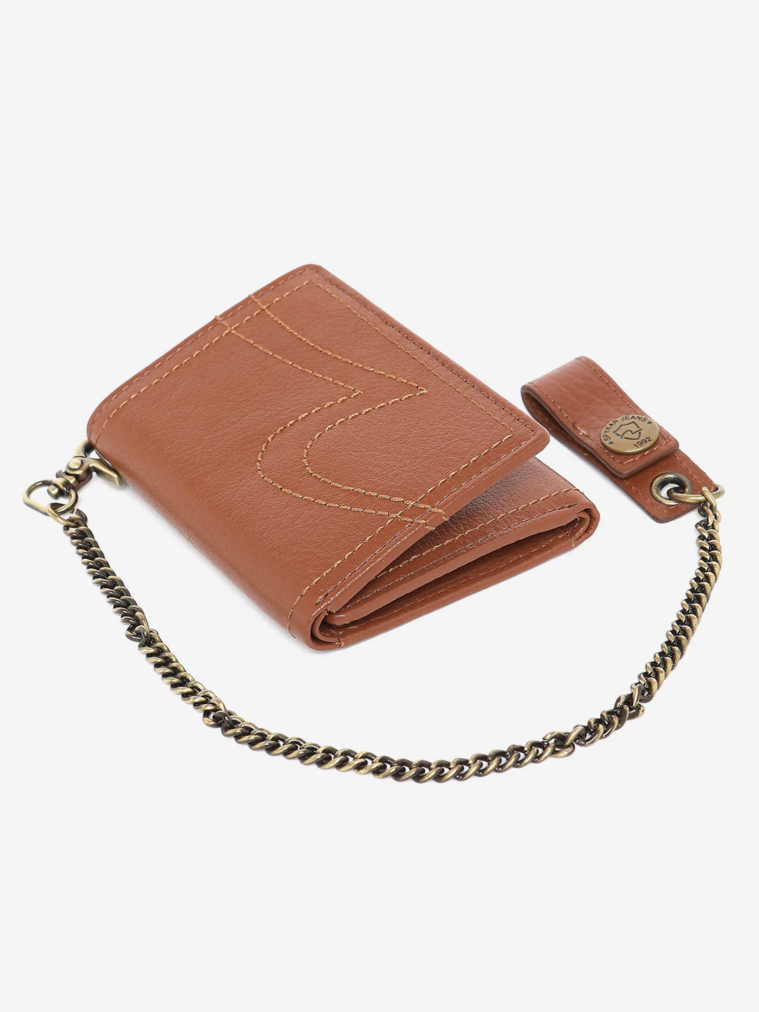 Men Light Brown Leather Wallet - Image 5
