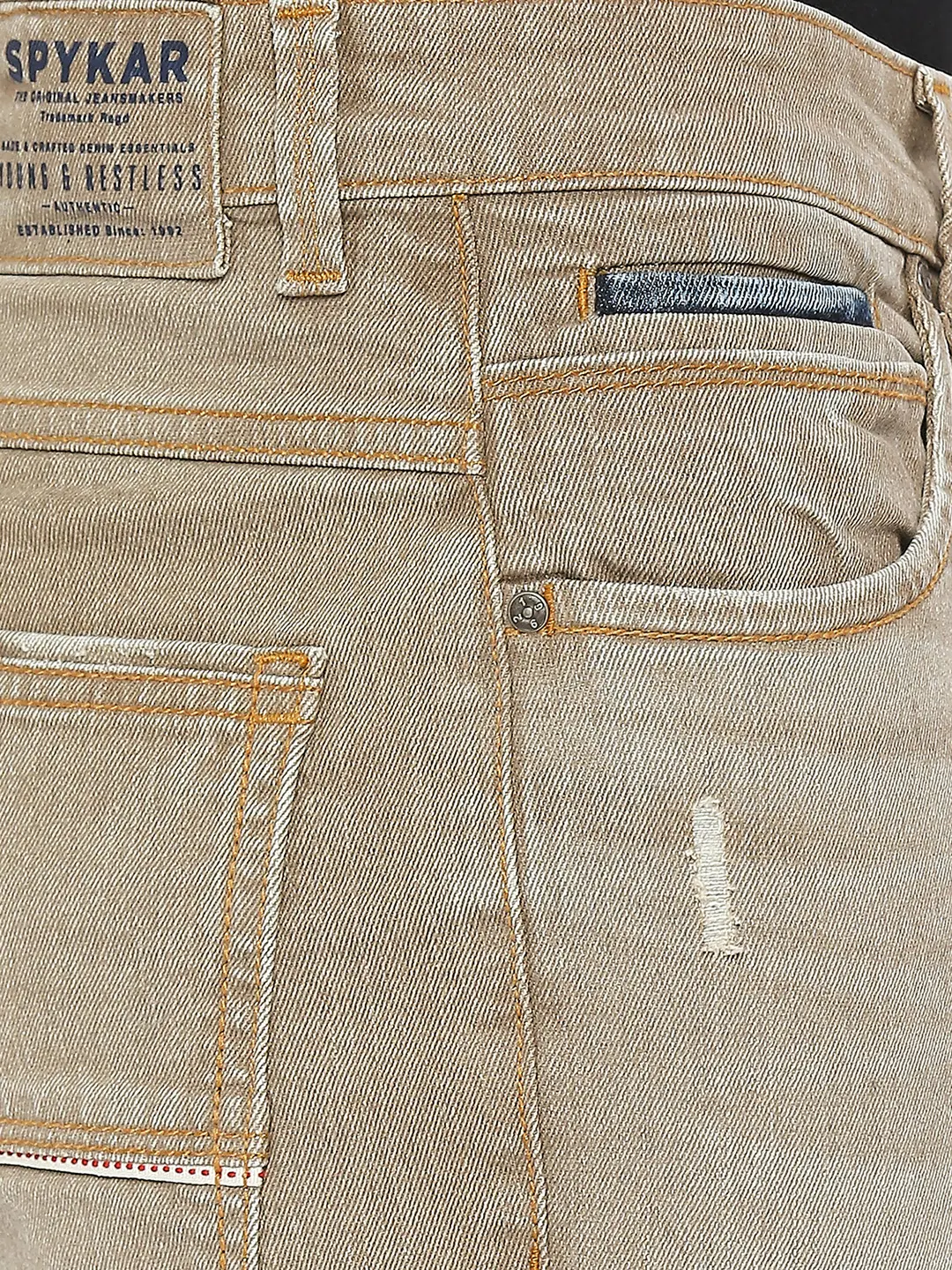 Men Chico Jeans Comfort Fit Light Khaki High Rise - Image 5